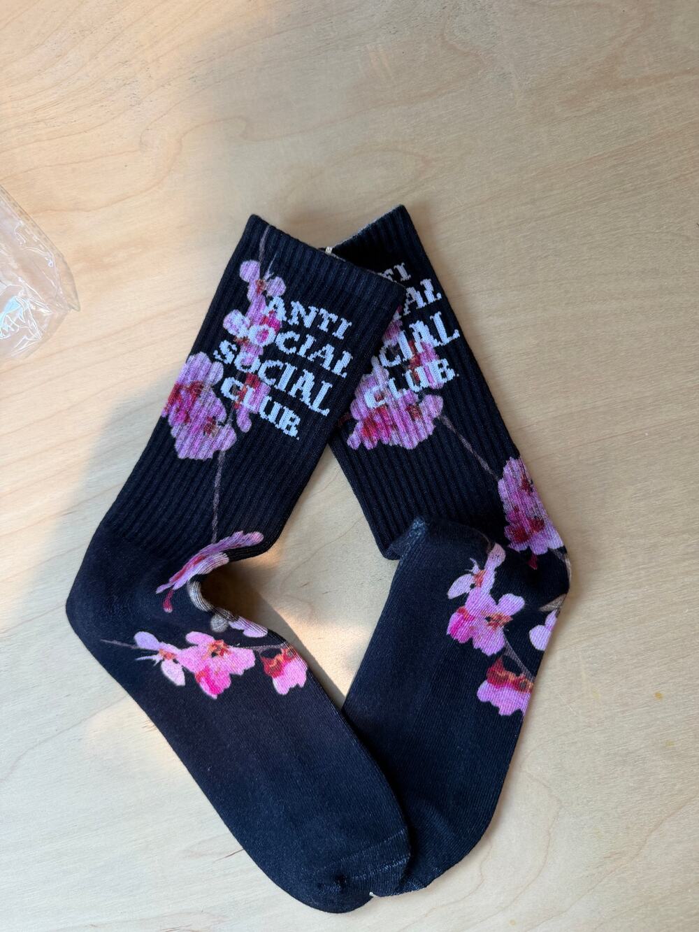Anti Social Social Club Kkotch Socks Black NWT